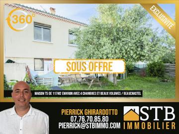 Vente Maison 5 pièces 117 m2 Beauchastel