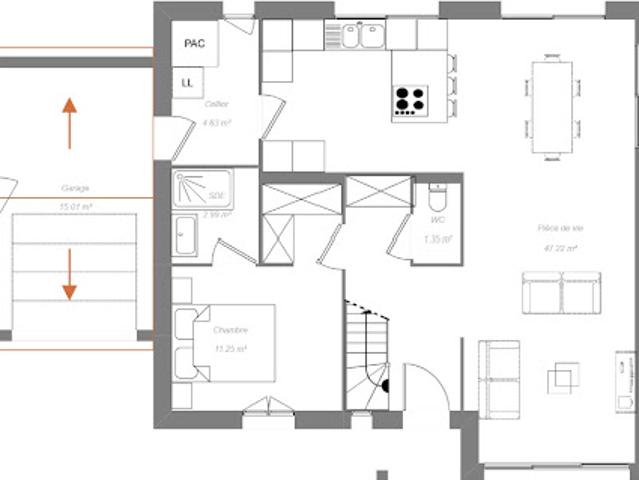 Vente Maison 5 pièces 110 m2 Le Poinçonnet