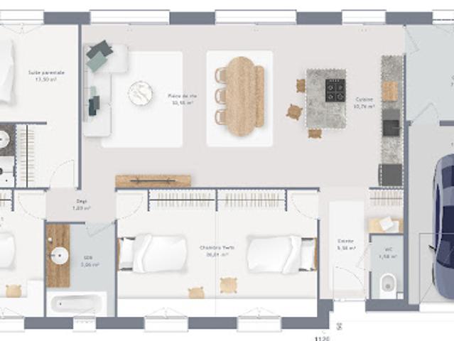 Vente Maison 5 pièces 110 m2 Wardrecques