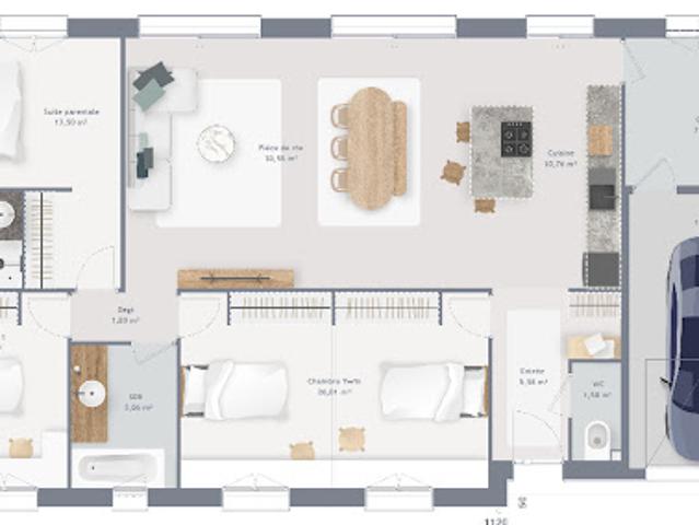 Vente Maison 5 pièces 110 m2 Wardrecques