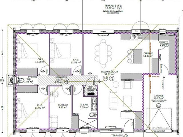 Vente Maison 5 pièces 112 m2 Seyresse