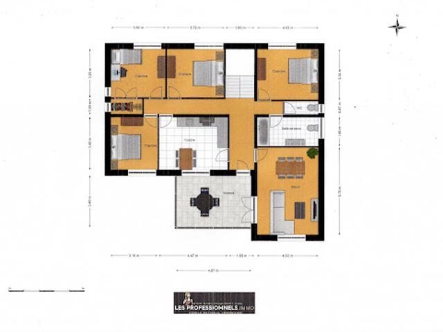 Vente Maison 5 pièces 121 m2 Descartes