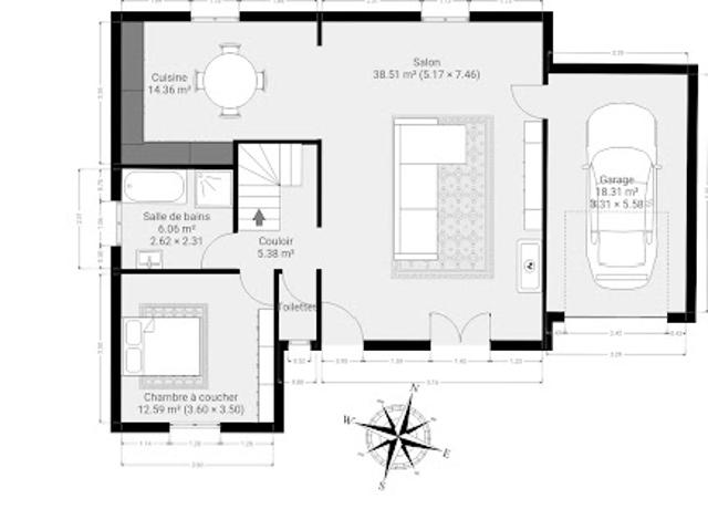 Vente Maison 5 pièces 121 m2 Paunat