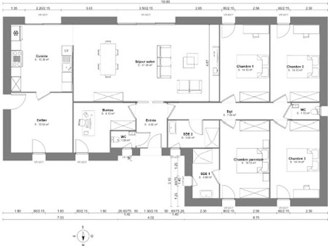 Vente Maison 5 pièces 169 m2 Saint Python