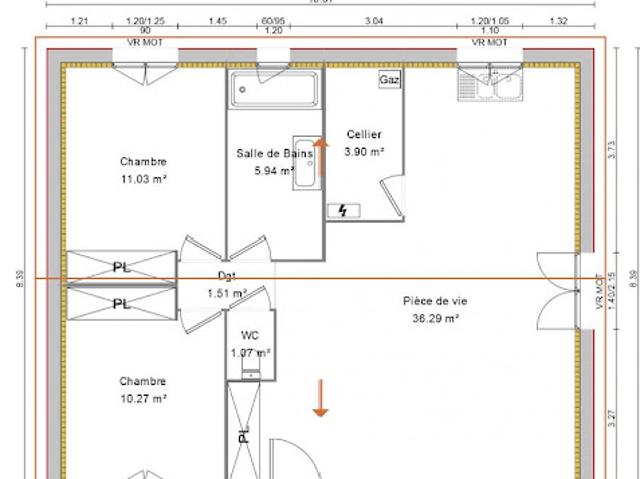 Vente Maison 5 pièces 70 m2 Saint Romain le Puy