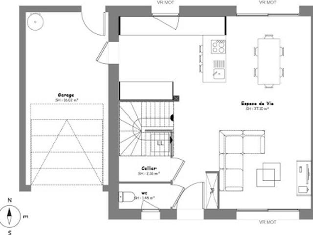 Vente Maison 5 pièces 80 m2 Chouain