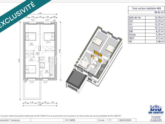 Vente Maison 5 pièces 88 m2 Moineville