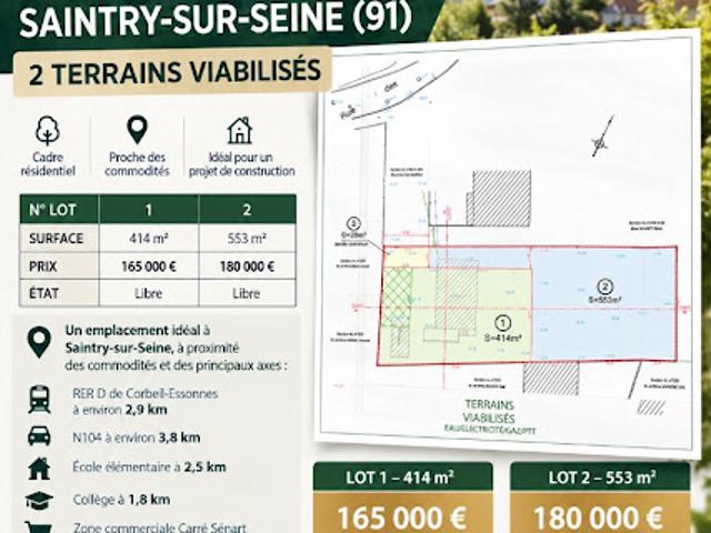 Vente Maison 5 pièces 90 m2 Saintry sur Seine