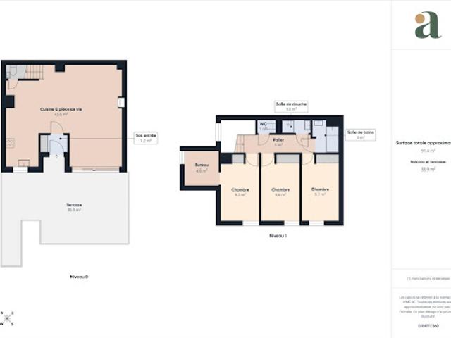 Vente Maison 5 pièces 90 m2 Paris 20ème