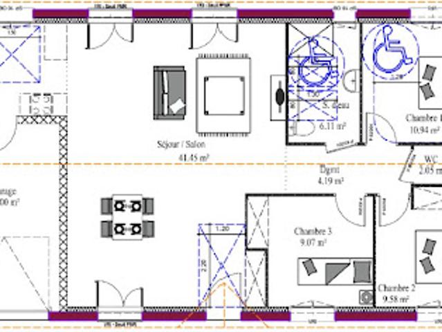 Vente Maison 5 pièces 90 m2 Riberac