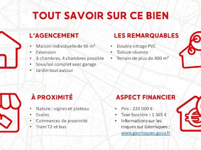 Vente Maison 5 pièces 95.51 m2 Chenove