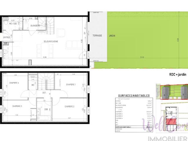 Vente Maison 5 pièces 98 m2 Albens