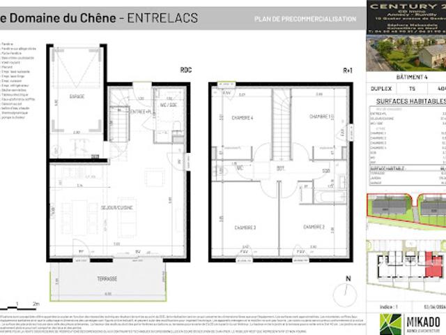 Vente Maison 5 pièces 99.43 m2 Entrelacs