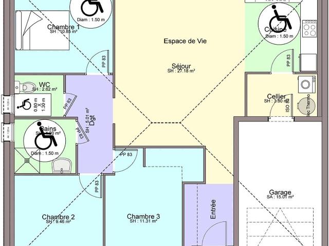 Vente maison 5 pièces Beautour 44