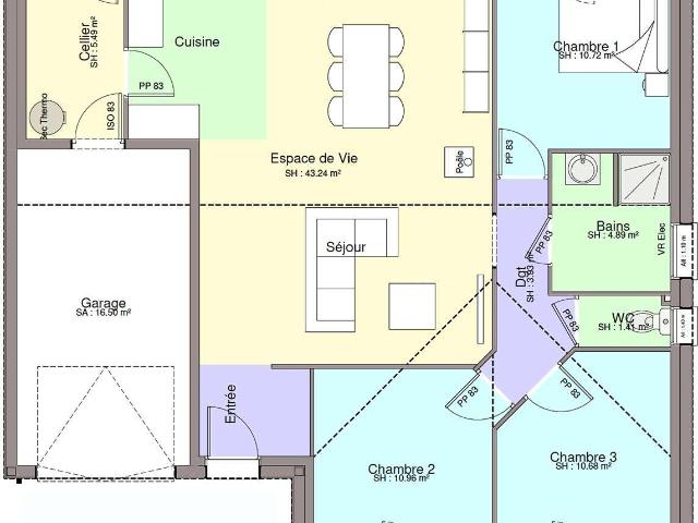 Vente maison 5 pièces Lavau sur Loire 44