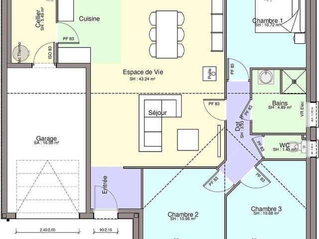 Vente maison 5 pièces La Chapelle Heulin 44