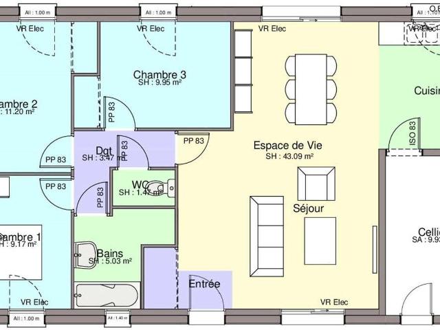 Vente maison 5 pièces La Haie Fouassière 44