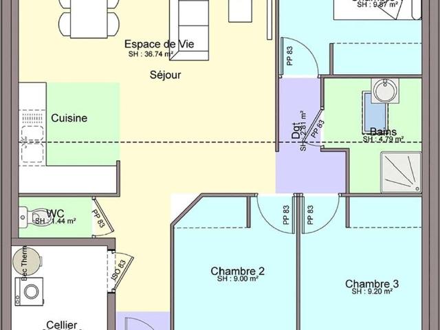 Vente maison 5 pièces La Haie Fouassière 44