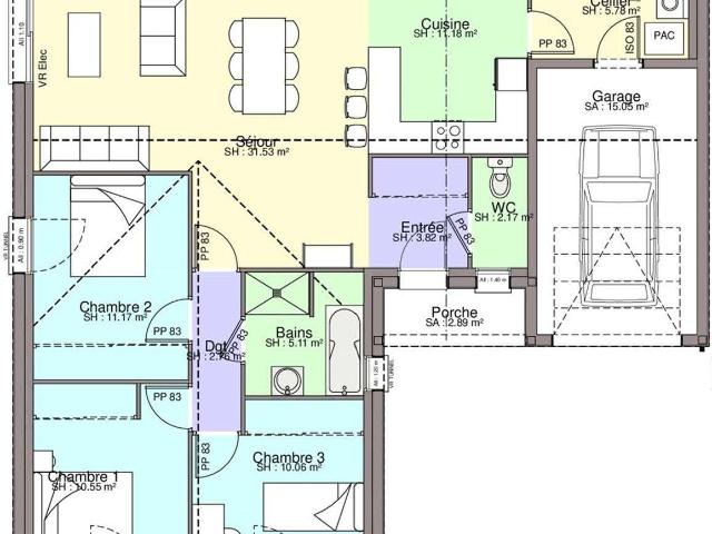 Vente maison 5 pièces Mauves sur Loire 44