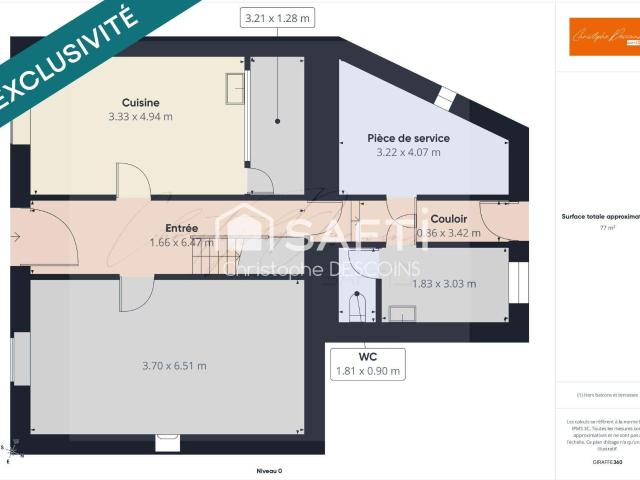 Vente maison 5 pièces Martigné sur Mayenne 53