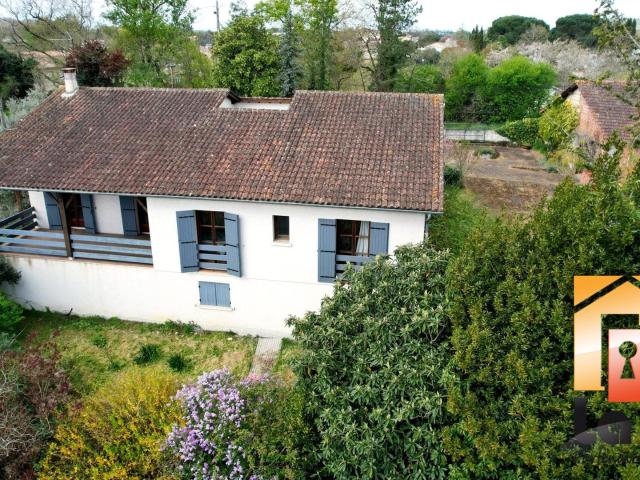 Vente maison 5 pièces, sous sol, patio et grange 47240 Cas 145m² Lafox