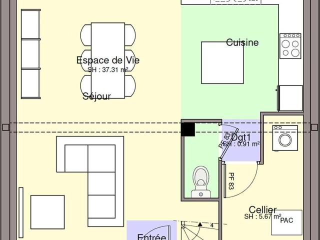 Vente maison 5 pièces Saint Mars du Désert 44
