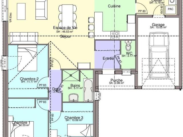 Vente maison 5 pièces Saint Philbert de Grand Lieu 44