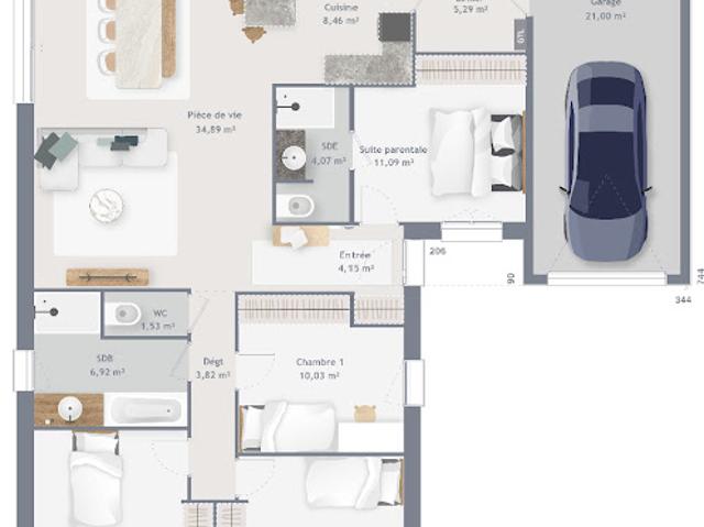 Vente Maison 6 pièces 106 m2 Etalleville