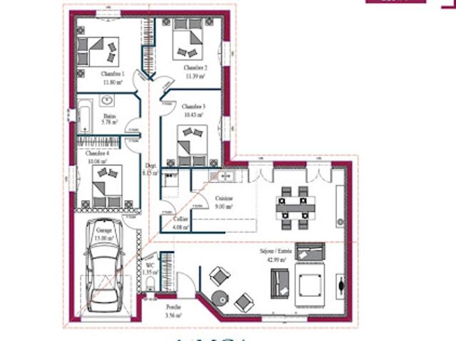 Vente Maison 6 pièces 115 m2 Buzet sur Baïse