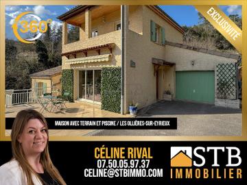 Vente Maison 6 pièces 125 m2 Les Ollières sur Eyrieux