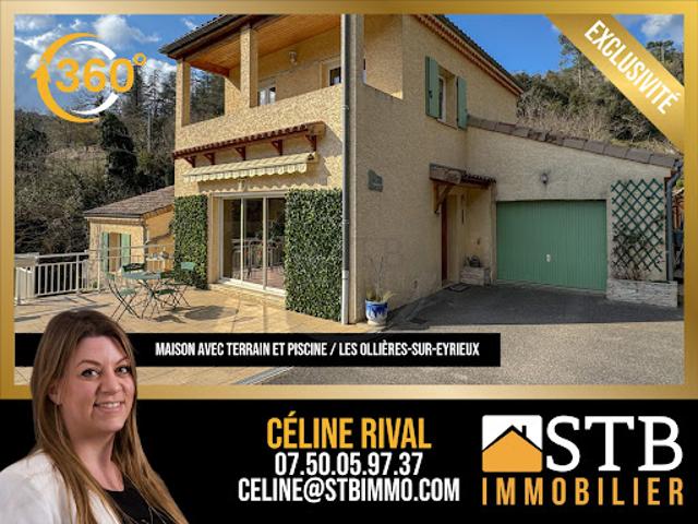 Vente Maison 6 pièces 125 m2 Les Ollières sur Eyrieux