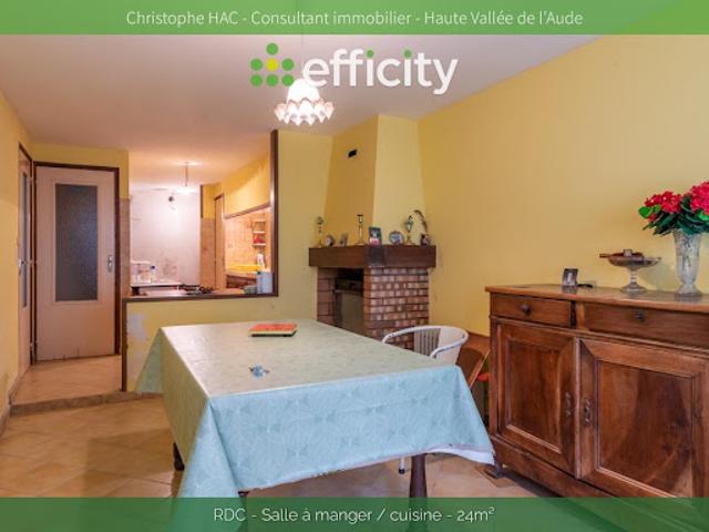 Vente Maison 6 pièces 122 m2 Rennes les Bains