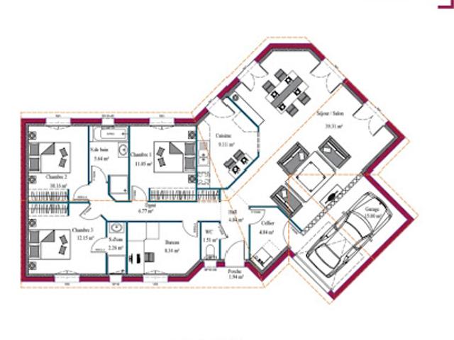 Vente Maison 6 pièces 132 m2 Brax