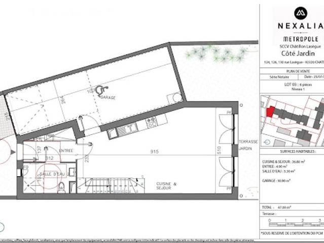 Vente Maison 6 pièces 133 m2 Chatillon