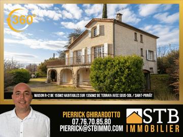 Vente Maison 6 pièces 155 m2 Saint Privat