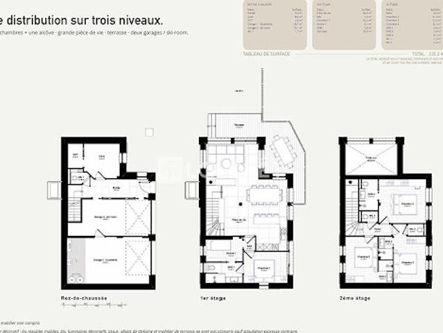 Vente Maison 6 pièces 150 m2 Peisey Nancroix