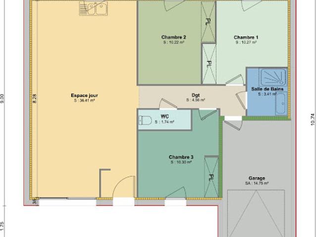 Vente Maison 6 pièces 76 m2 Belbeuf