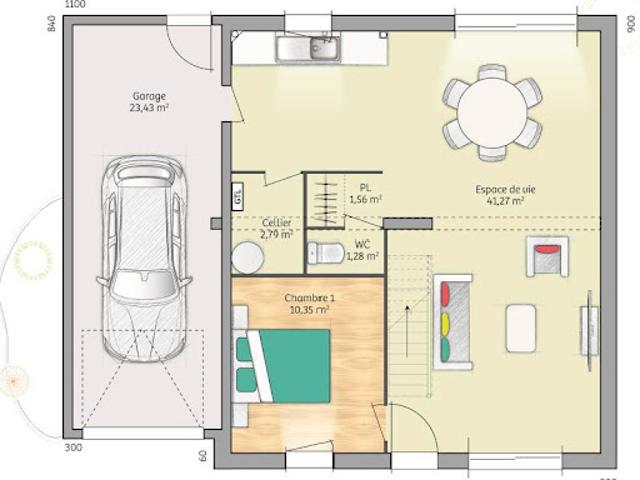Vente Maison 6 pièces 89 m2 Hondouville