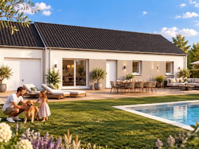 Vente Maison 6 pièces 92 m2 Le Boulay Morin