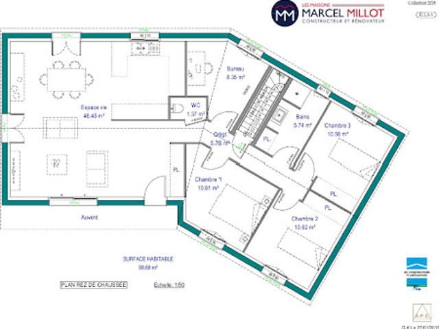 Vente Maison 6 pièces 99 m2 Le Vigen