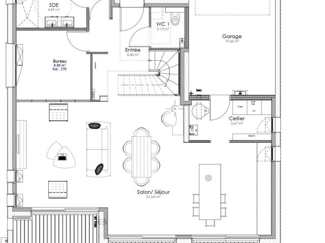 Vente maison 6 pièces Pont Saint Martin 44
