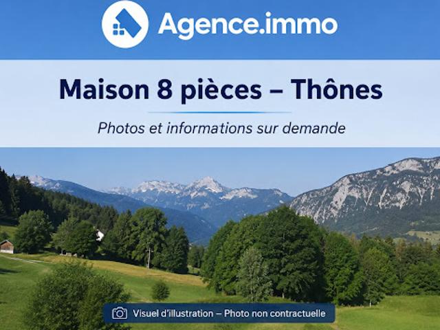 Vente Maison 8 pièces 201.81 m2 Thônes
