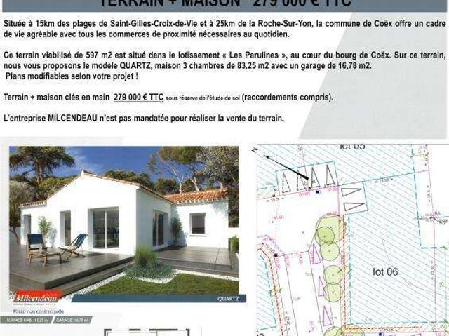 Vente maison Coëx 85