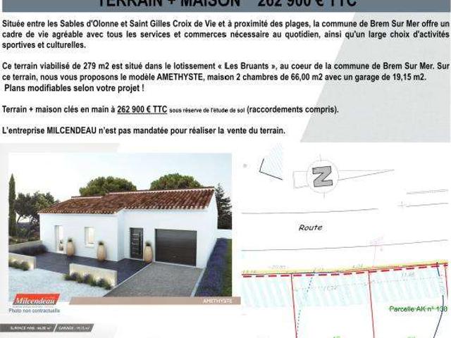 Vente maison Brem sur Mer 85