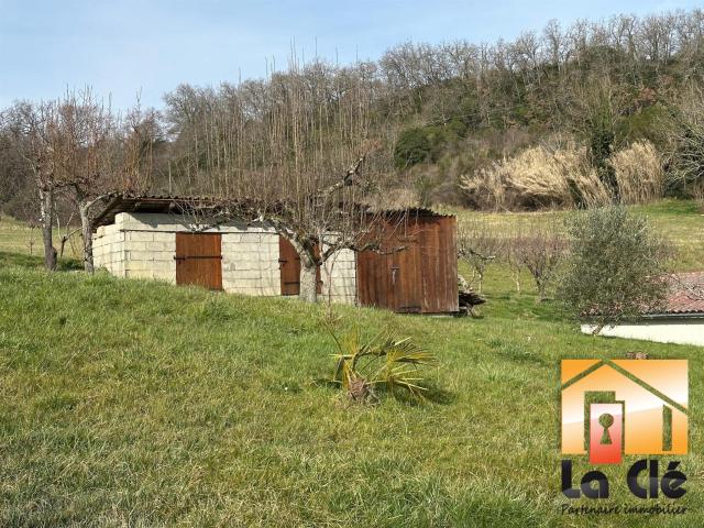 Vente maison en pierre 5 pièces, dble garage 47240 Bon Enc. 120m² Bon Encontre