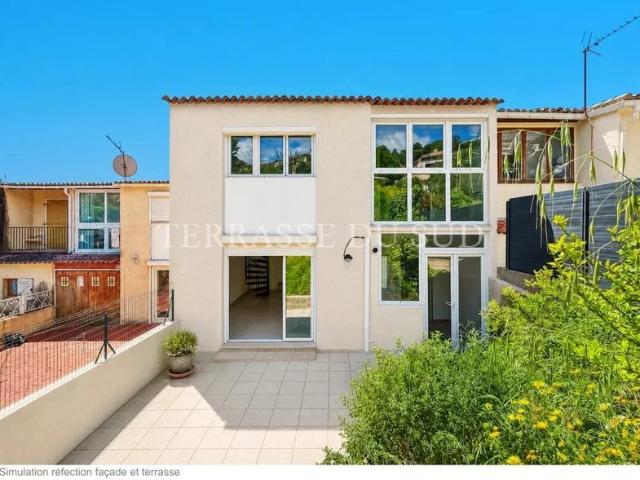 Vente Maison en R+1, 5 Pièces avec Terrasse, Jardin et Garage Quartier Palama Marseille 13