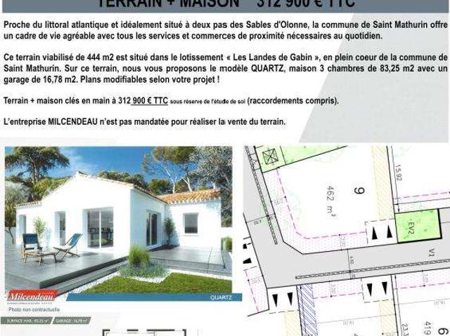 Vente maison Saint Mathurin 85