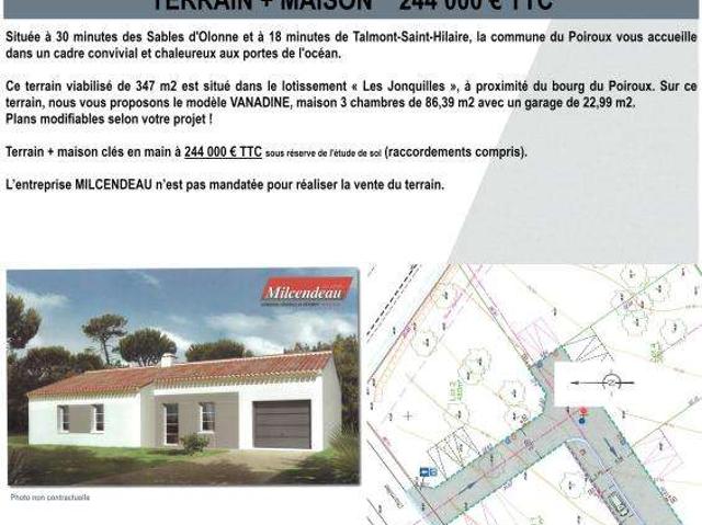Vente maison Poiroux 85