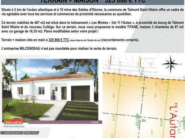 Vente maison Talmont Saint Hilaire 85