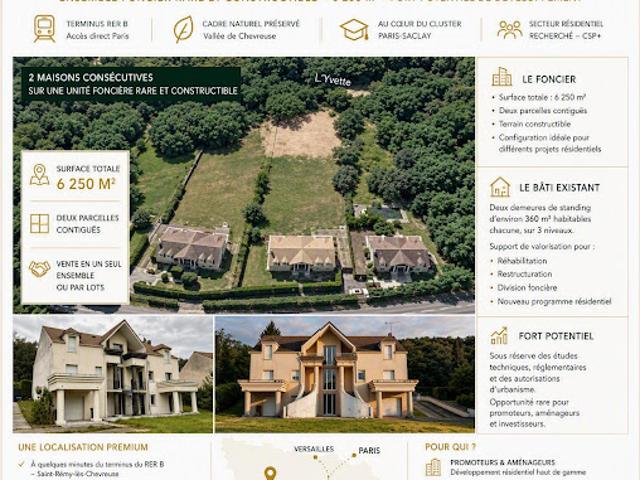 Vente Propriété 12 pièces 3234 m2 Saint Rémy lès Chevreuse